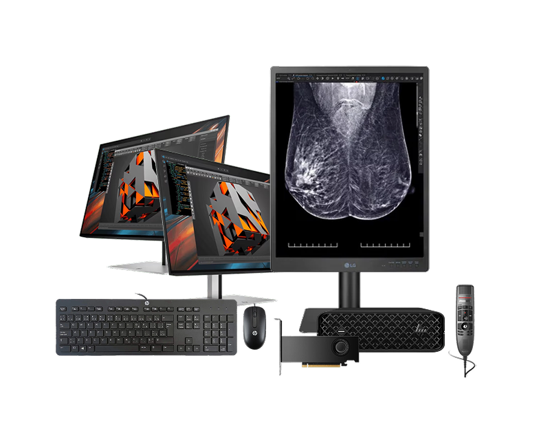 21″ Mammography Station